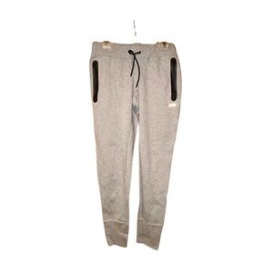 C9 Champion Women’s Victory Fleece Jogger Sweatpants Taper Gray Small Zip Pocket